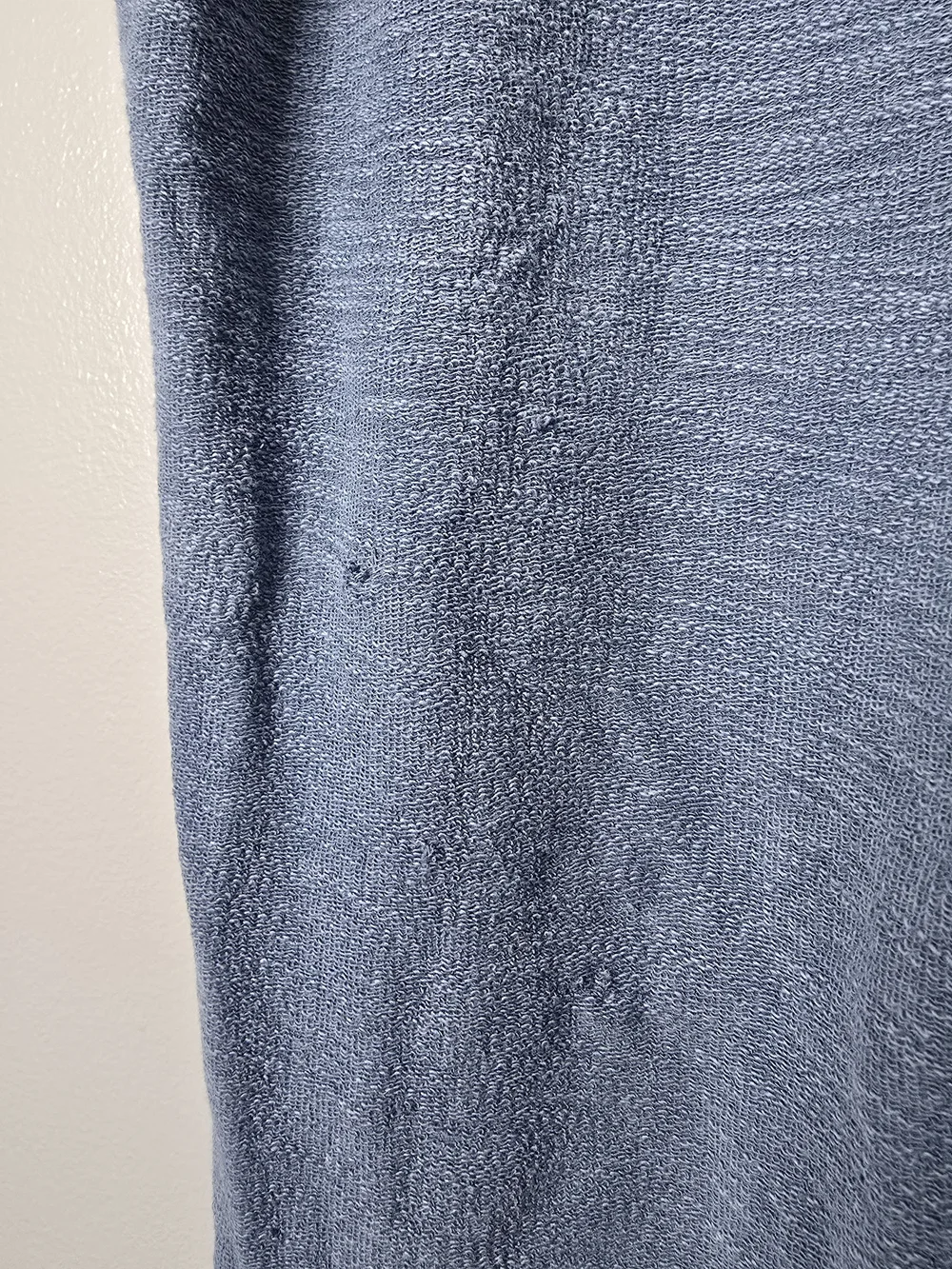 Marine Layer Light Blue Terry Knit Drawstring Joggers - Picture 3 of 5